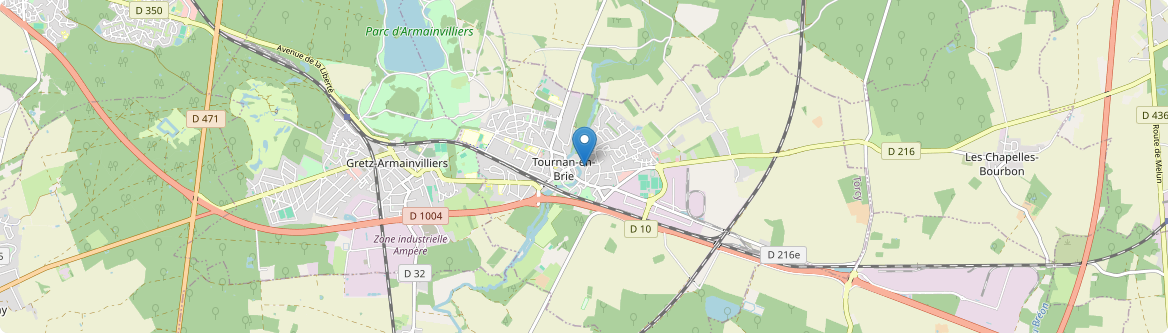 Tournan-en-Brie - Carte