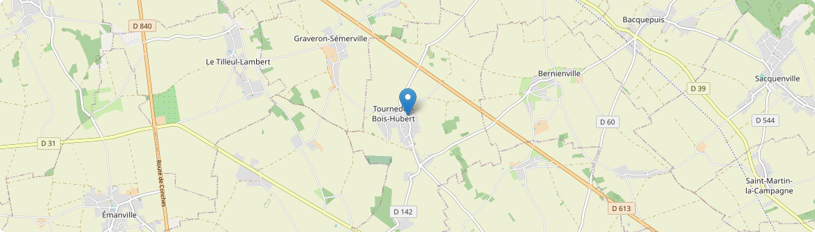 Tournedos-Bois-Hubert - Carte