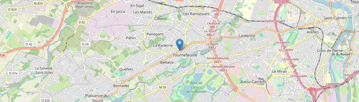 Tournefeuille - Carte