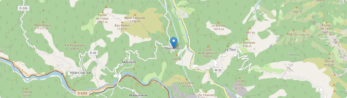 Tournefort - Carte
