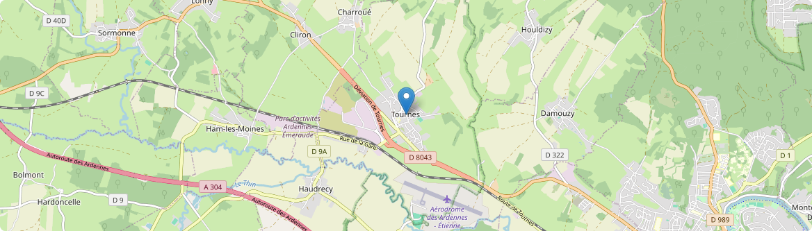 Tournes - Carte