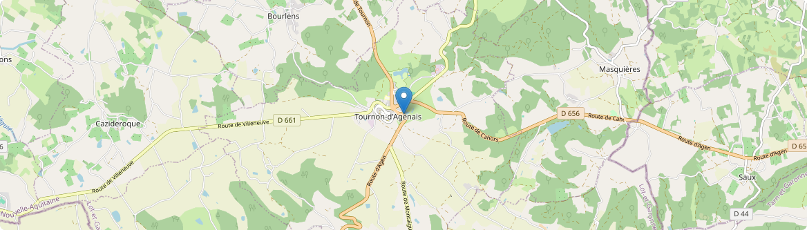 Tournon-d'Agenais - Carte