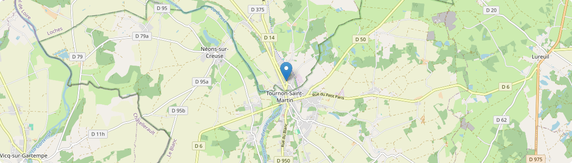 Tournon-Saint-Pierre - Carte
