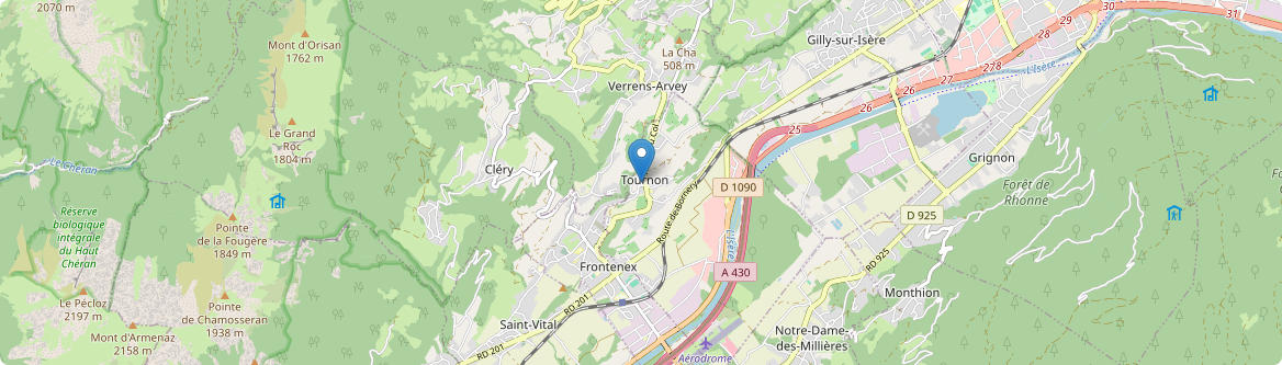 Tournon - Carte