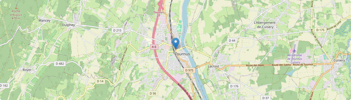 Tournus - Carte
