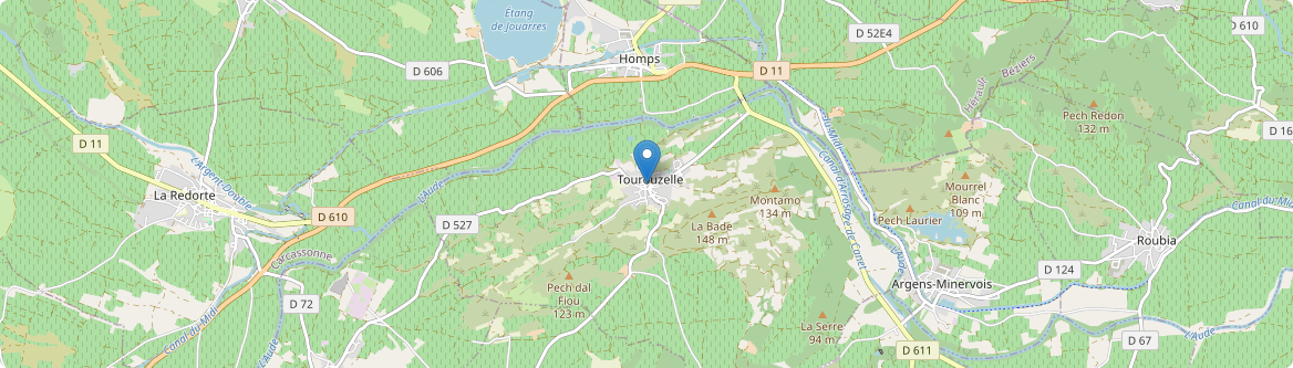 Tourouzelle - Carte