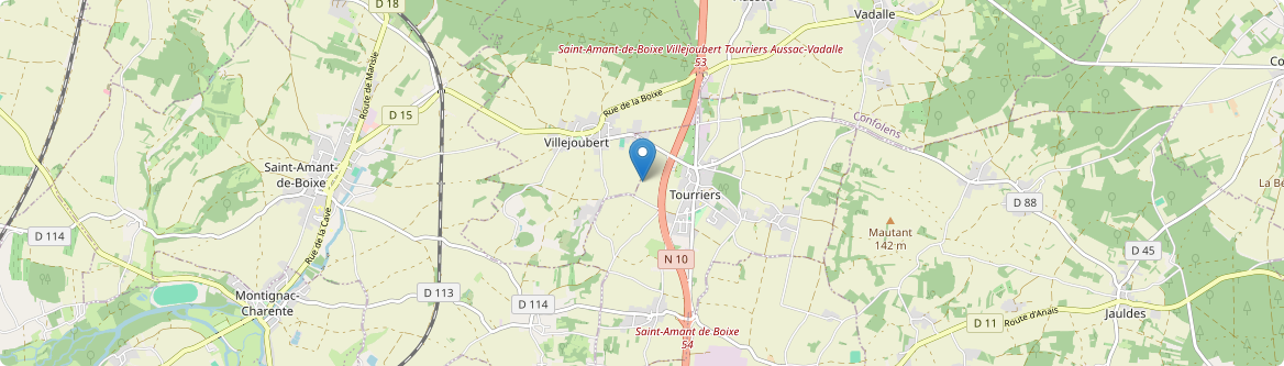 Tourriers - Carte