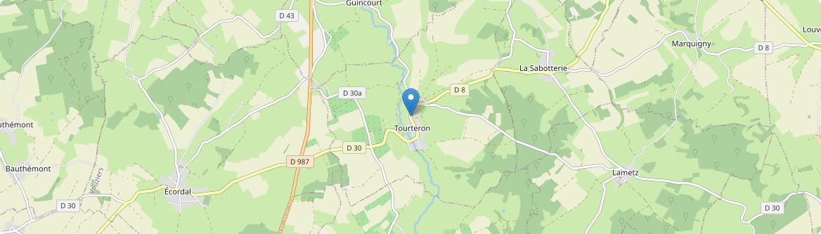 Tourteron - Carte