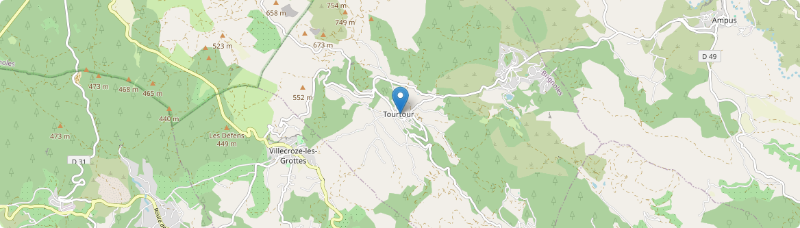 Tourtour - Carte