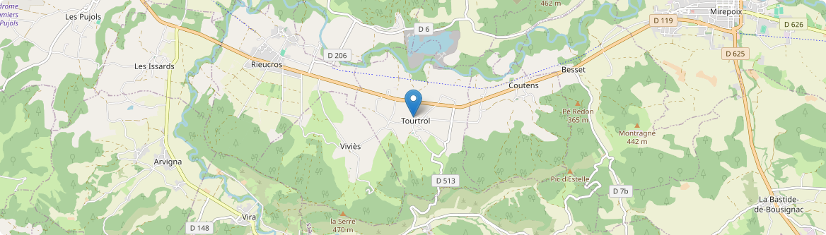 Tourtrol - Carte