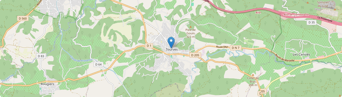 Tourves - Carte