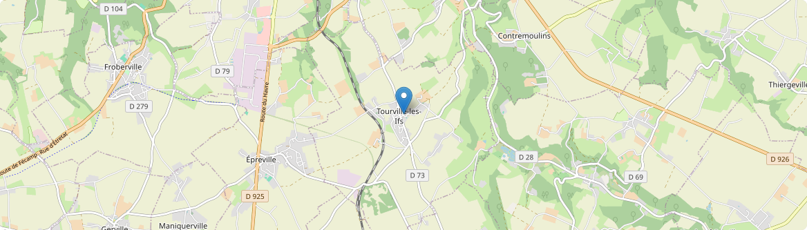 Tourville-les-Ifs - Carte