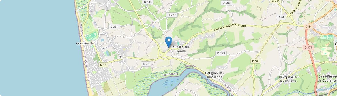 Tourville-sur-Sienne - Carte