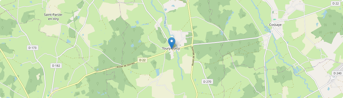 Toury-Lurcy - Carte