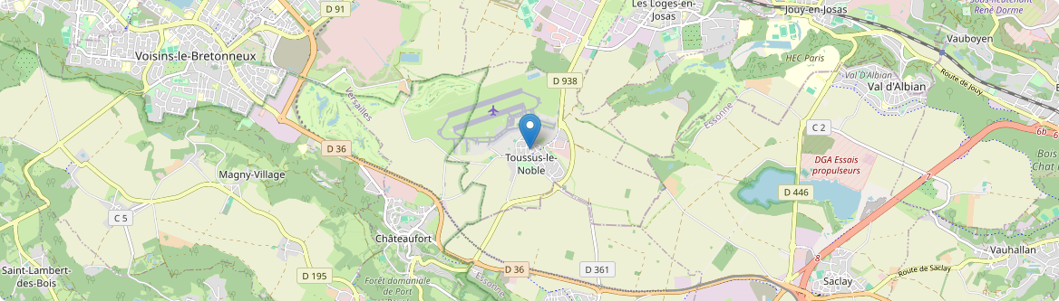 Toussus-le-Noble - Carte