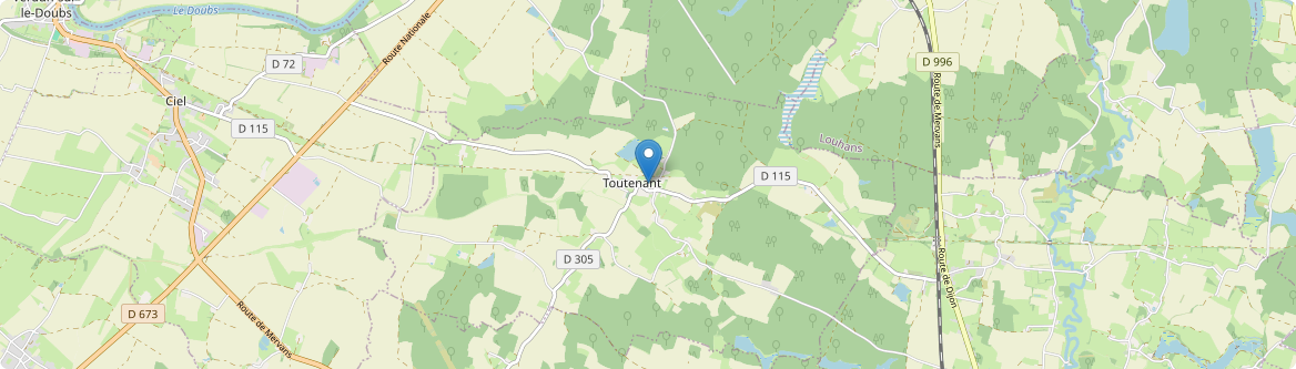 Toutenant - Carte
