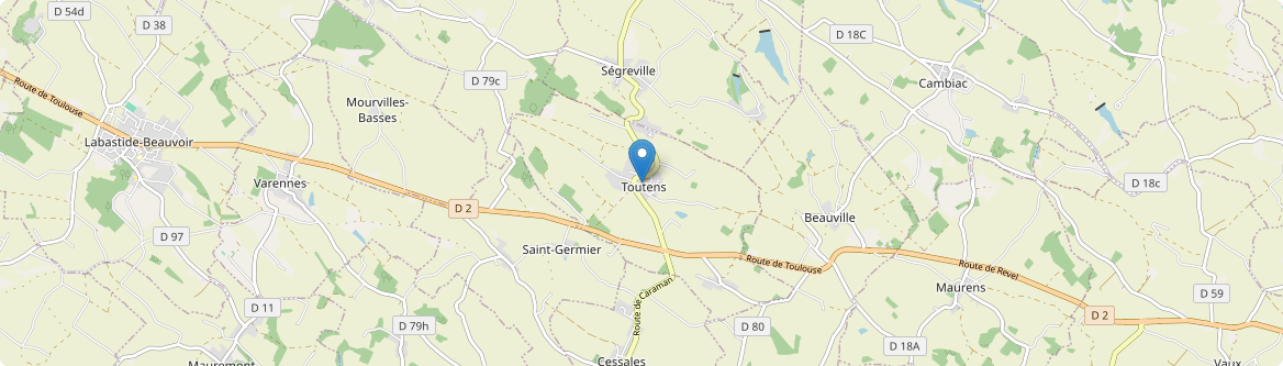 Toutens - Carte