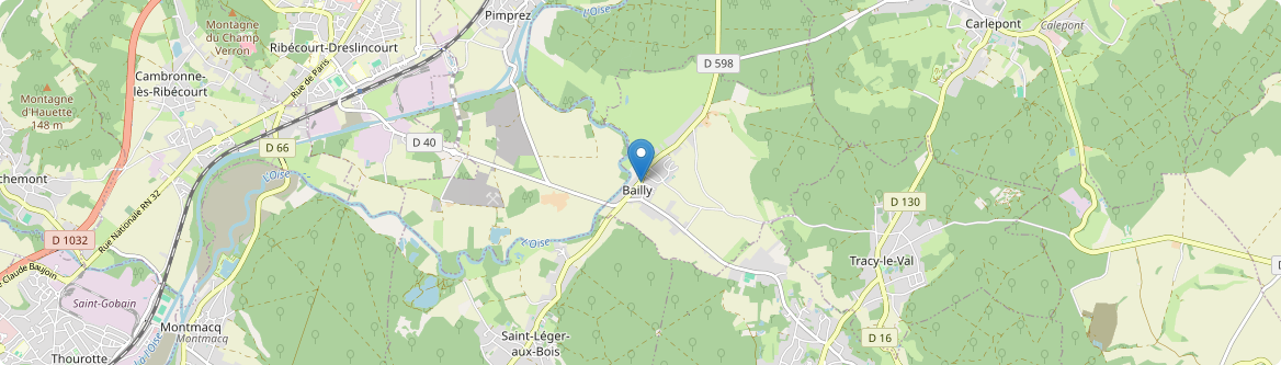 Tracy-le-Mont - Carte