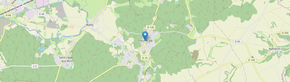 Tracy-le-Val - Carte