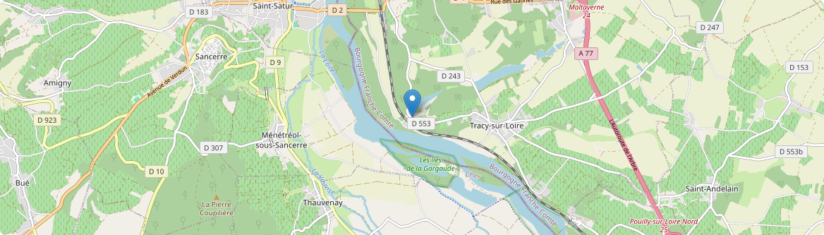 Tracy-sur-Loire - Carte