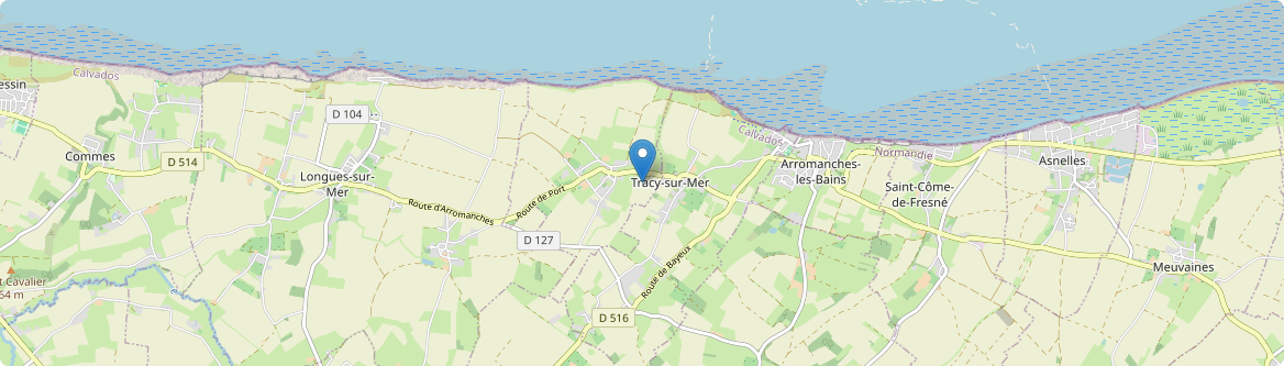 Tracy-sur-Mer - Carte