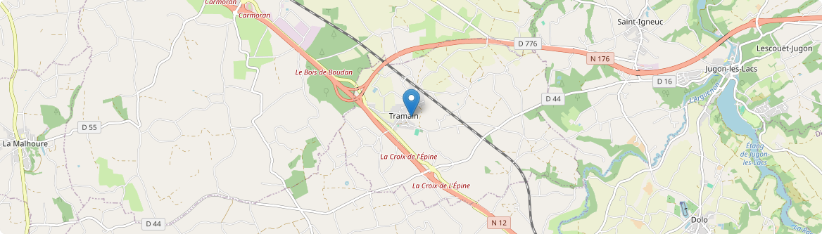 Tramain - Carte
