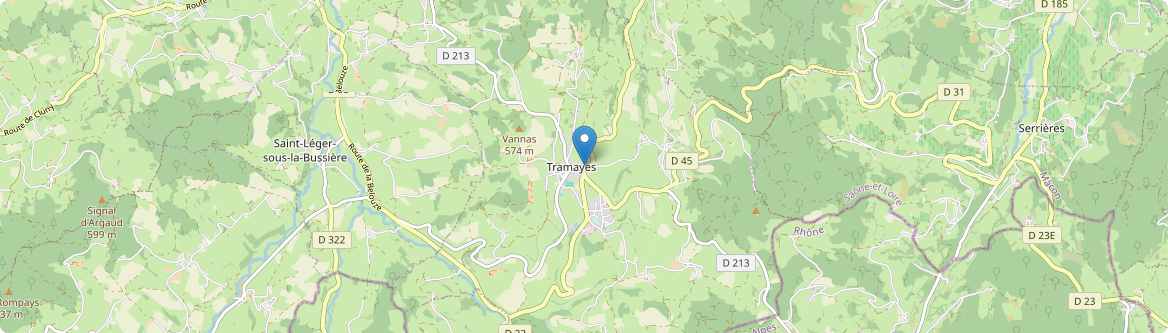 Tramayes - Carte