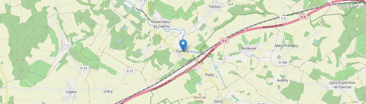 Tramery - Carte