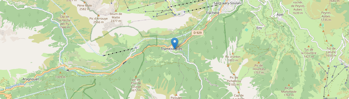 Tramezaïgues - Carte
