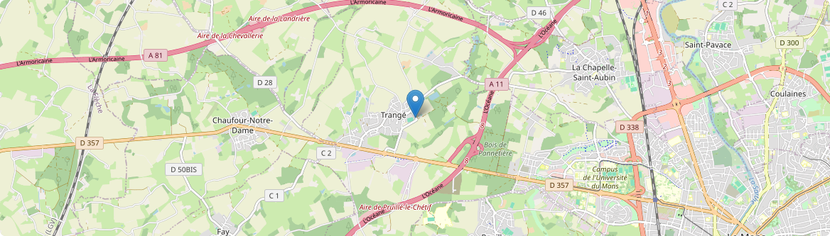 Trangé - Carte