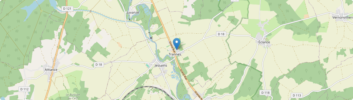 Trannes - Carte