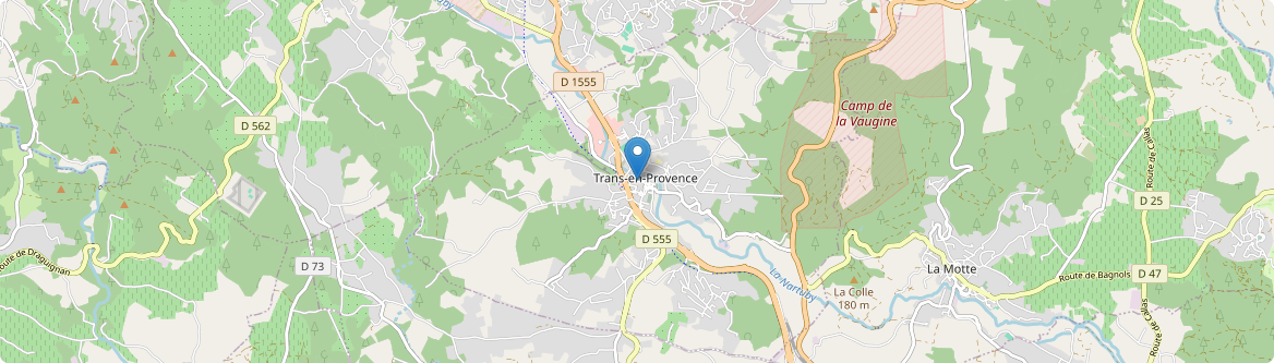 Trans-en-Provence - Carte