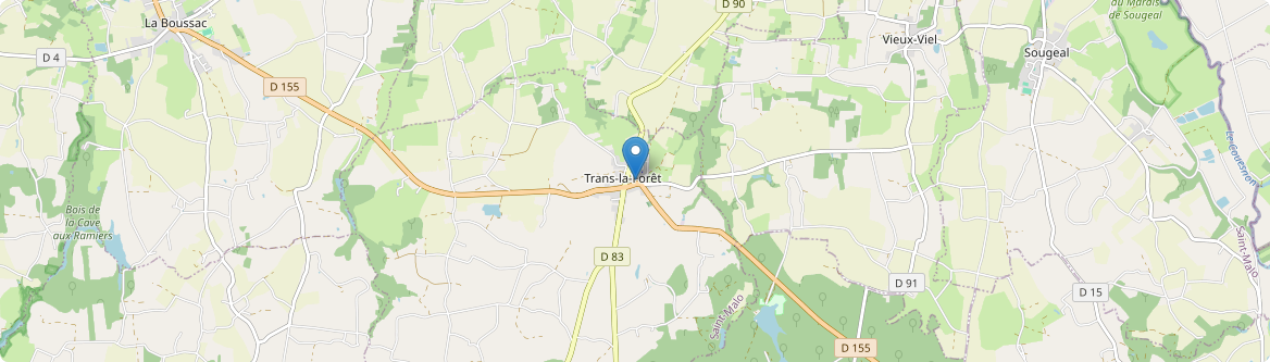 Trans-la-Forêt - Carte
