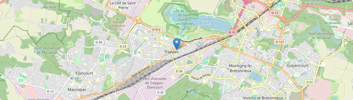 Trappes - Carte