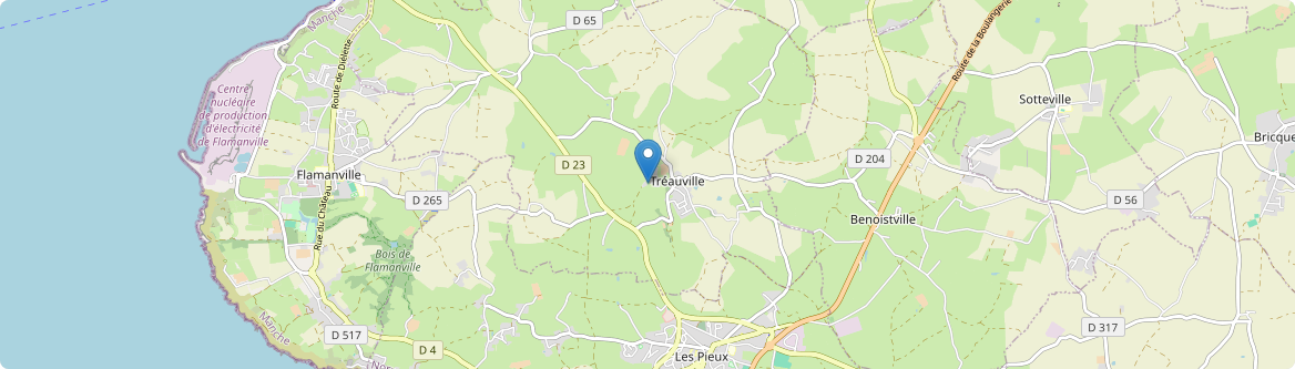 Tréauville - Carte