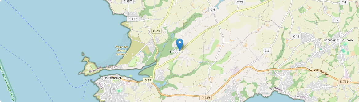 Trébabu - Carte