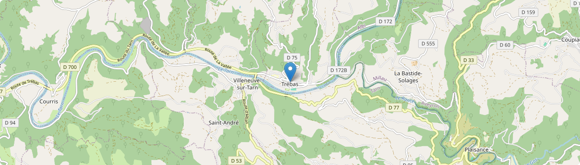 Trébas - Carte