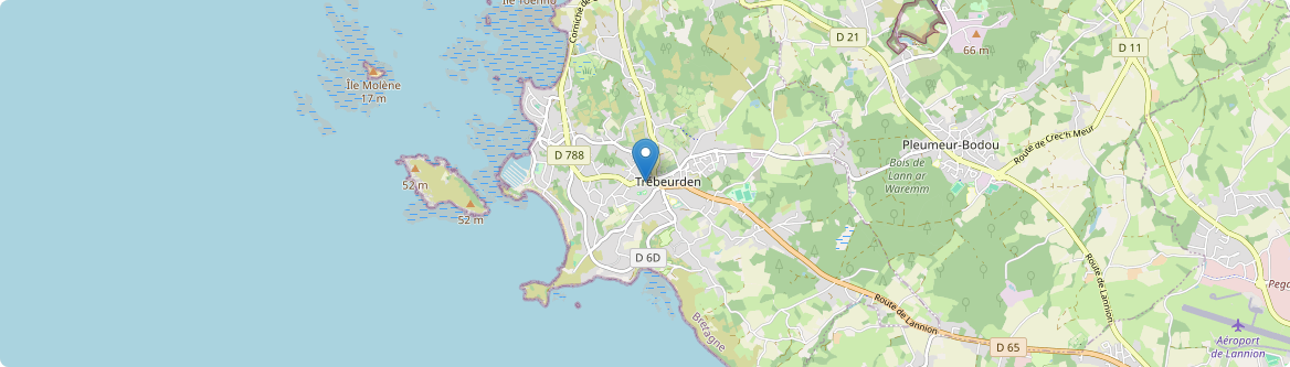 Trébeurden - Carte