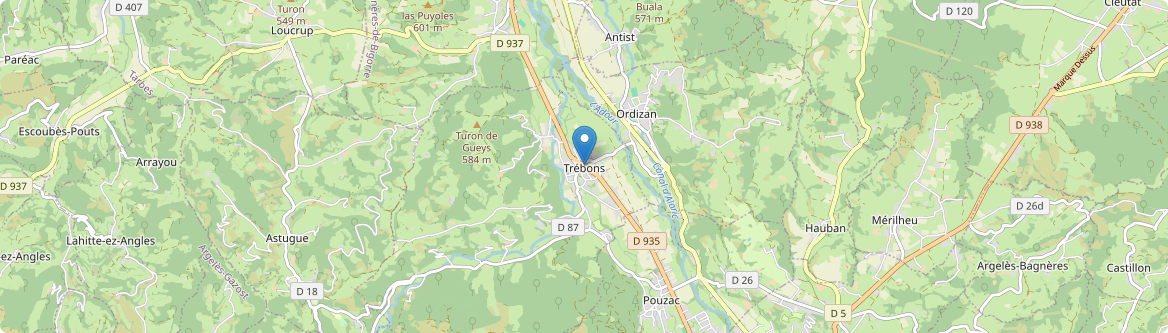 Trébons - Carte