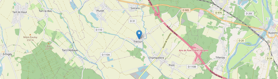 Tréclun - Carte