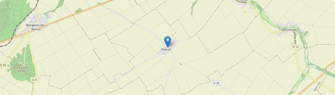Trécon - Carte