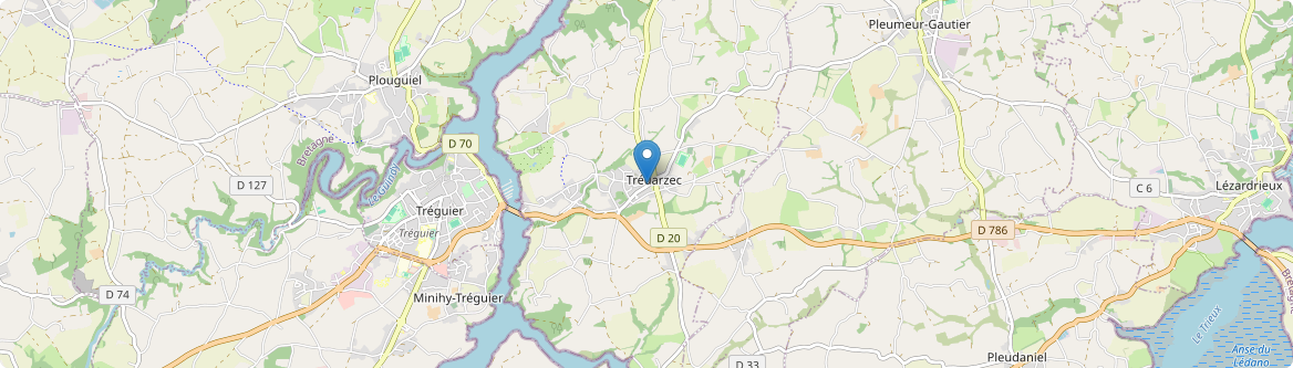 Trédarzec - Carte