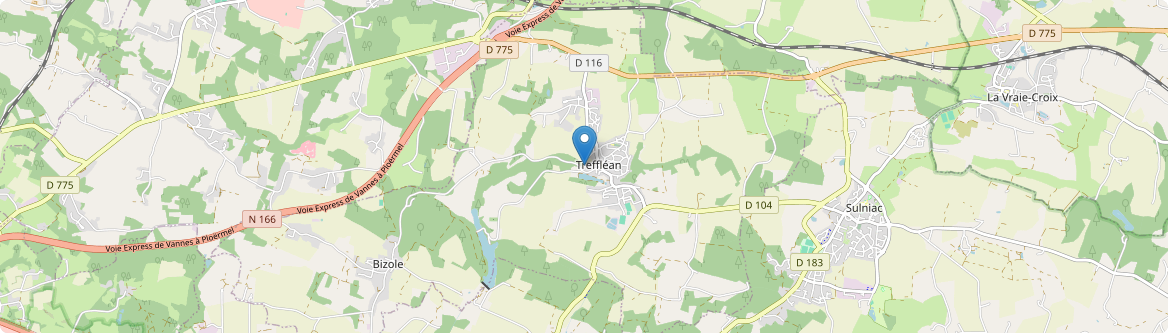 Treffléan - Carte