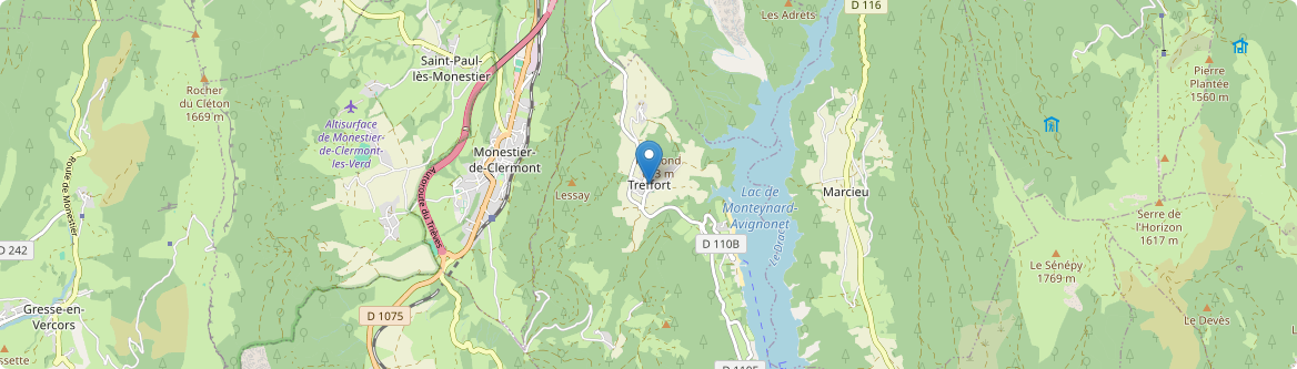 Treffort - Carte