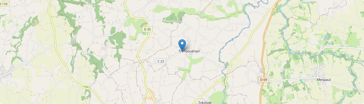Tréflaouénan - Carte