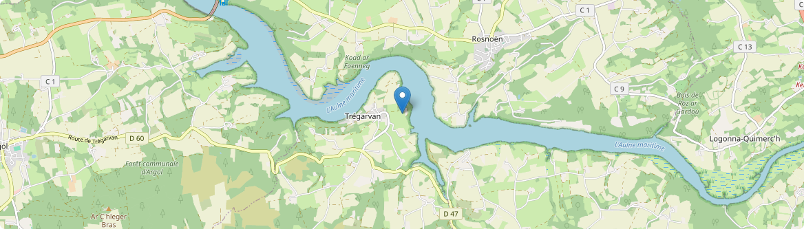 Trégarvan - Carte