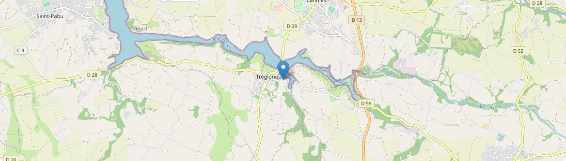 Tréglonou - Carte