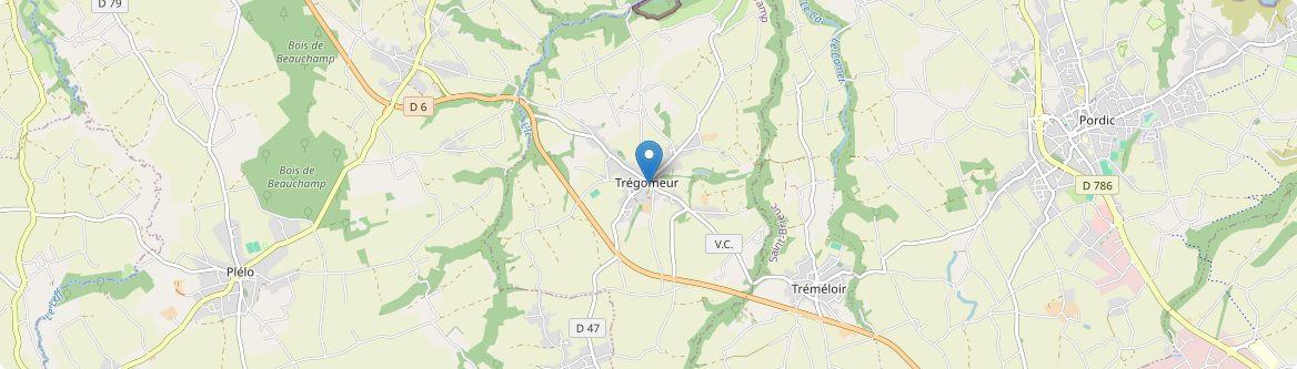 Trégomeur - Carte