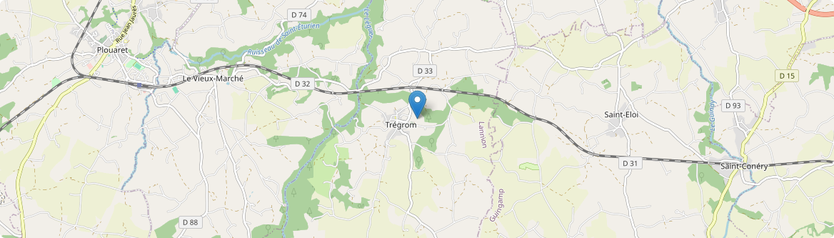 Trégrom - Carte