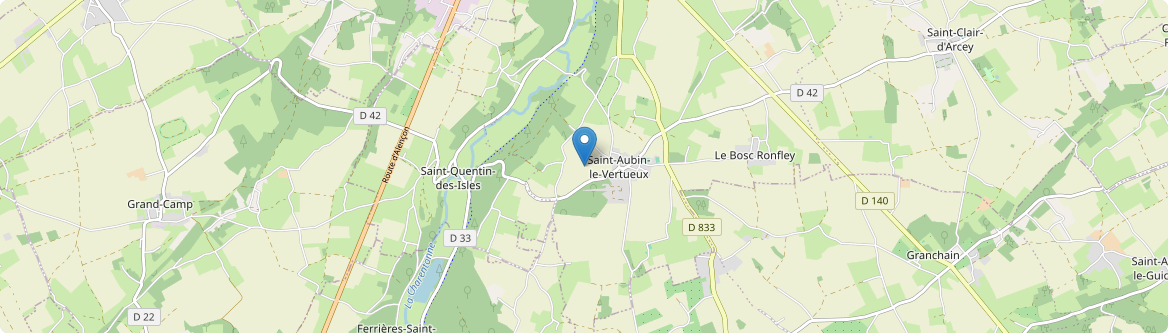 Treis-Sants-en-Ouche - Carte